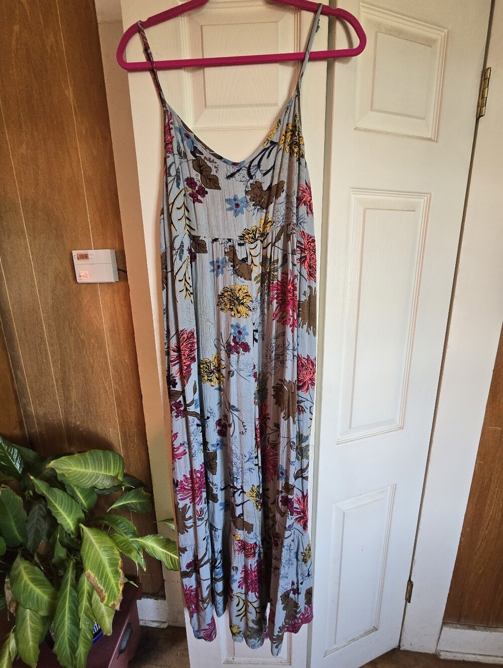 Natural Life Dusty Blue Floral Jumper